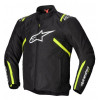 Geacă din textil  ALPINESTARS T-SPS V2 WP Black/White/Yellow Fluo