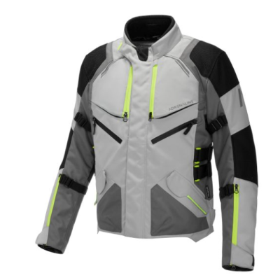 Geacă moto ADRENALINE BERGEN PPE Grey/Yellow
