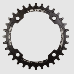 Pinion față pentru bicicletă  BURGTEC 104mm BCD Inside Fit E­Bike Steel Thick Thin Chainring ­34T