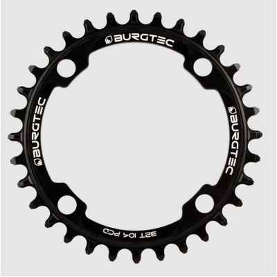 Pinion față pentru bicicletă  BURGTEC 104mm BCD Thick Thin Chainring­ 30T