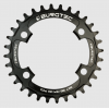 Pinion față pentru bicicletă BURGTEC 96/64mm PCD Thick Thin Chainring ­30T ­Burgtec Black