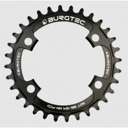 Pinion față pentru bicicletă BURGTEC 96/64mm PCD Thick Thin Chainring ­30T ­Burgtec Black