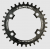 Pinion față pentru bicicletă BURGTEC 96/64mm PCD Thick Thin Chainring ­30T ­Burgtec Black thumb