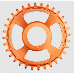 Pinion față pentru bicicletă BURGTEC Cinch Thick Thin Chainring 28T Iron Bro Orange Pinion față pentru bicicletă BURGTEC Cinch Thick Thin Chainring 28T Iron Bro Orange