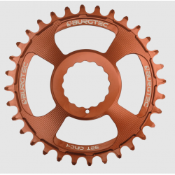 Pinion față pentru bicicletă BURGTEC Cinch Thick Thin Chainring 28T­ Kash Bronze