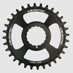 Pinion față pentru bicicletă BURGTEC Cinch Thick Thin Chainring 32T Burgtec Black Pinion față pentru bicicletă BURGTEC Cinch Thick Thin Chainring 32T Burgtec Black