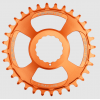Pinion față pentru bicicletă  BURGTEC Cinch Thick Thin Chainring ­32T­ Iron Bro Orange
