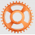 Pinion față pentru bicicletă BURGTEC Cinch Thick Thin Chainring 32T Iron Bro Orange Pinion față pentru bicicletă BURGTEC Cinch Thick Thin Chainring 32T Iron Bro Orange thumb