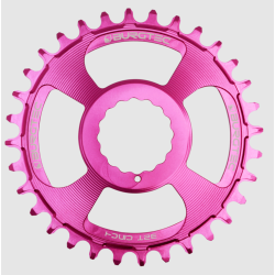 Pinion față pentru bicicletă BURGTEC Cinch Thick Thin Chainring ­32T ­Purple Rain