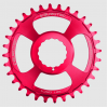 Pinion față pentru bicicletă BURGTEC Cinch Thick Thin Chainring ­32T­ Toxic Barbie