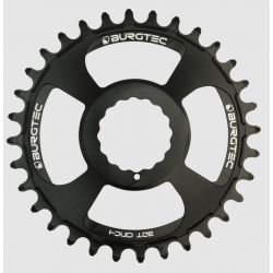 Pinion față pentru bicicletă BURGTEC Cinch Thick Thin Chainring 34T ­Burgtec Black