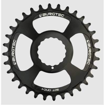 Pinion față pentru bicicletă BURGTEC Cinch Thick Thin Chainring 34T ­Burgtec Black