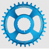 Pinion față pentru bicicleta BURGTEC Cinch Thick Thin Chainring ­34T ­Deep Blue