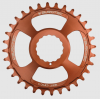 Pinion față pentru bicicletă  BURGTEC Cinch Thick Thin Chainring ­34T ­Kash Bronze