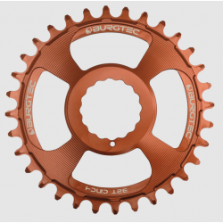 Pinion față pentru bicicletă  BURGTEC Cinch Thick Thin Chainring ­34T ­Kash Bronze