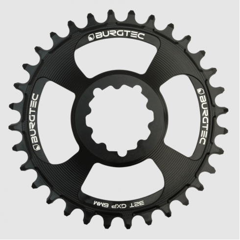 Pinion față pentru bicicletă BURGTEC GXP 6mm Offset Thick Thin Chainring Burgtec Black 34T Pinion față pentru bicicletă BURGTEC GXP 6mm Offset Thick Thin Chainring Burgtec Black 34T