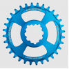 Pinion față pentru bicicleta BURGTEC GXP Boost 3mm Offset Thick Thin Chainring ­34T­ Deep Blue