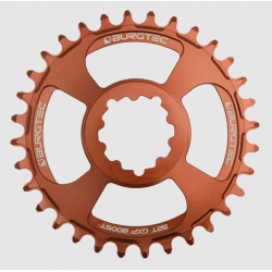 Pinion față pentru bicicleta BURGTEC GXP Boost 3mm Offset Thick Thin Chainring 34T Kash Bronze Pinion față pentru bicicleta BURGTEC GXP Boost 3mm Offset Thick Thin Chainring 34T Kash Bronze