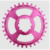 Pinion față pentru bicicleta  BURGTEC GXP Boost 3mm Offset Thick Thin Chainring ­34T ­Purple Rain