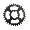 Pinion față pentru bicicleta BURGTEC GXP Boost 3mm Offset Thick Thin Chainring­ Burgtec Black ­34T thumb
