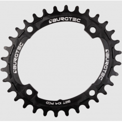 Pinion față pentru bicicleta  BURGTEC Oval 104mm BCD Thick Thin Chainring 32T