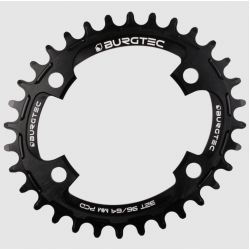Pinion față pentru bicicleta BURGTEC Oval 96/64MM PCD Thick Thin Chainring 32T