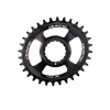 Pinion față pentru bicicleta BURGTEC Oval Cinch Thick Thin Chainring ­Burgtec Black ­32T