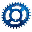 Pinion față pentru bicicleta BURGTEC Oval Cinch Thick Thin Chainring Deep Blue 32T Pinion față pentru bicicleta BURGTEC Oval Cinch Thick Thin Chainring Deep Blue 32T thumb