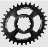 Pinion față pentru bicicleta  BURGTEC Oval GXP Boost 3mm Offset Thick Thin Chainring ­Burgtec Black 32T