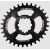 Pinion față pentru bicicleta  BURGTEC Oval GXP Boost 3mm Offset Thick Thin Chainring ­Burgtec Black 32T thumb