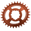 Pinion față pentru bicicleta  BURGTEC Oval GXP Boost 3mm Offset Thick Thin Chainring ­32T ­Kash Bronze thumb