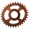 Pinion față pentru bicicletă BURGTEC Oval Shimano Direct Mount Thick Thin Chainring - 32T - Kash Bronze