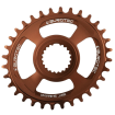 Pinion față pentru bicicletă BURGTEC Oval Shimano Direct Mount Thick Thin Chainring - 32T - Kash Bronze thumb