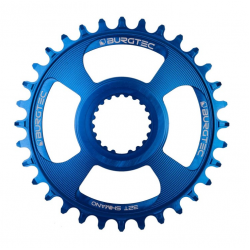 Pinion față pentru bicicletă BURGTEC Shimano Direct Mount Thick Thin Chainring - 32T - Deep Blue Pinion față pentru bicicletă BURGTEC Shimano Direct Mount Thick Thin Chainring - 32T - Deep Blue