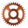 Pinion față pentru bicicletă  BURGTEC Shimano Direct Mount Thick Thin Chainring - 32T - Kash Bronze