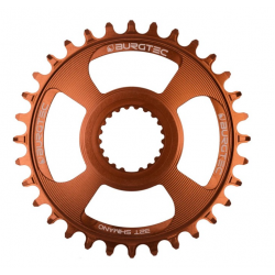 Pinion față pentru bicicletă BURGTEC Shimano Direct Mount Thick Thin Chainring - 32T - Kash Bronze Pinion față pentru bicicletă BURGTEC Shimano Direct Mount Thick Thin Chainring - 32T - Kash Bronze