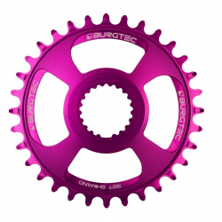 Pinion față pentru bicicletă BURGTEC Shimano Direct Mount Thick Thin Chainring - 32T - Purple Rain
