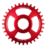 Placă ovală BURGTEC Shimano Direct Mount Thick Thin Chainring - 32T - Race Red