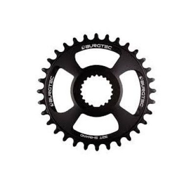 Placă ovală BURGTEC Shimano Direct Mount Thick Thin Chainring - 34T - Burgtec Black