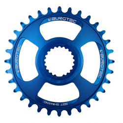 Placă ovală BURGTEC Shimano Direct Mount Thick Thin Chainring - 34T - Deep Blue