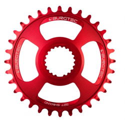 Placă ovală BURGTEC Shimano Direct Mount Thick Thin Chainring - 34T - Race Red