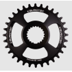 Placă ovală BURGTEC Shimano Direct Mount Thick Thin Chainring ­ 30T ­ Burgtec Black thumb