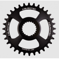 Placă ovală BURGTEC Shimano Direct Mount Thick Thin Chainring ­ 30T ­ Burgtec Black