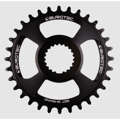 Placă ovală BURGTEC Shimano Direct Mount Thick Thin Chainring ­ 30T ­ Burgtec Black