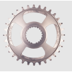Placă ovală BURGTEC Shimano Direct Mount Thick Thin Chainring ­ 34T ­ Rhodium Silver thumb