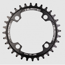 Placă ovală  BURGTEC Sram 94MM BCD Thick Thin Chainring ­ 34T