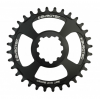Placă ovală BURGTEC GXP Boost 3mm Offset Thick Thin Chainring ­ Burgtec Black ­ 30T