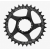 Placă ovală RACE FACE CHAINRING CINCH DM 28T BLACK thumb