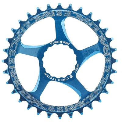 Placă ovală RACE FACE CHAINRING CINCH DM 28T BLUE