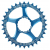 Placă ovală RACE FACE CHAINRING CINCH DM 30T BLUE thumb